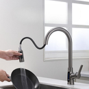 Torneira Gourmet Cozinha Com Extensor Flexível Visor de Temperatura e Giratória 360°