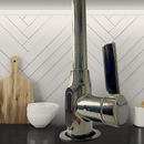 Torneira Gourmet Cozinha Com Extensor Flexível Visor de Temperatura e Giratória 360°