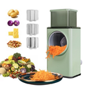 Ralador de Queijo Fatiador Legumes Cortador Vegetais Manual 3 em 1 Multiuso Cozinha Giratorio Manivela