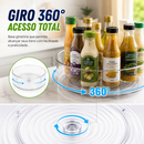 Organizador Giratório 360 Multiuso Para Cozinha Molhos Cosméticos